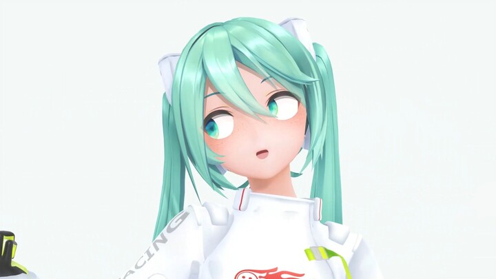 Miku's unusually flexible eyes