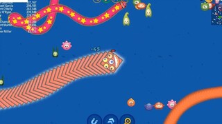 WormsZone.io # 129 Game of earthworms - Vùng Giun Đất , top 1 vui nhộn ,kịch tín