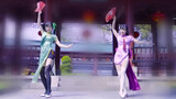 [Xiao Xuan] Ji Mingyue ❤ Xiaoqiao & Sun Shangxiang pasangan merah dan hijau, aku ingin semuanya! Kentungan video mode vertikal 2p