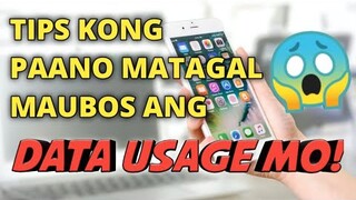 TIPS KONG PAANO MATAGAL MAUBOS ANG MOBILE DATA MO LEGIT 100% | PROBLEM SOLVED