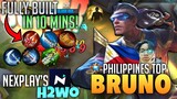 2x MANIAC!! Fully BUILT in 10 MINUTES, TOP PHILIPPINES BRUNO, H2wo | 19/2/2 | ML Pro Gameplays