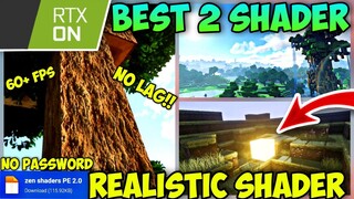 YES! 2 Shaders mcpe 1.17 REALSTIC! | Shaders realistic dan smooth shaders | mcpe shaders 1.17 #rtx