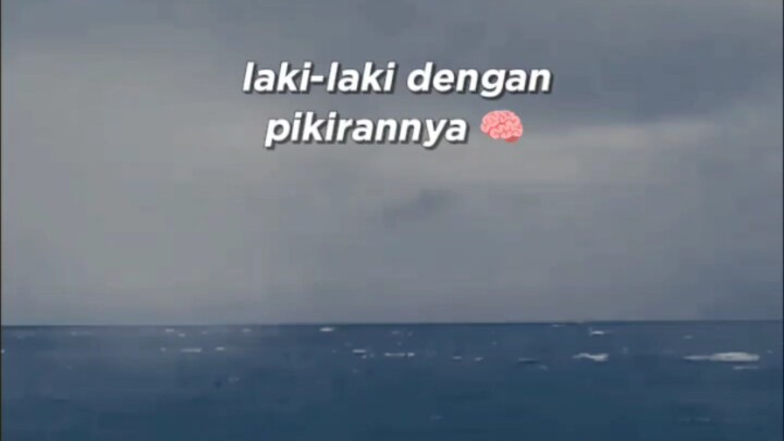 Laki-laki dengan pikirannya