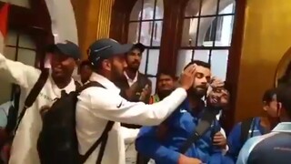 Iconic celebration of Virat Kohli and his team after winning Test series in Australia