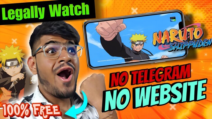 Watch Naruto Shippuden in Hindi on Mobile / Laptop Legally! No piracy No tension!! 🔥