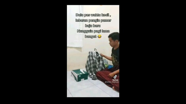 lebaran pas masih kecil