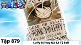 One Piece Tập 879 - Luffy bị Truy Nã 1,5 Tỷ Beli - Tóm Tắt Anime