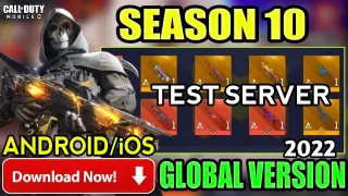 Season 10 Global *Test Server* Cod Mobile ( Android/iOS ) | Download Now | Cod Mobile Season 10