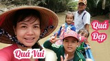#135: Lần đầu chạy võ lãi ngắm cảnh sông nước miền tây - Du Lịch Miền Tây Sông Nước Việt Nam