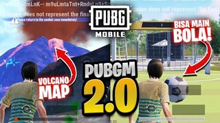 NEW UPDATE PUBG 2.0 ADA VOLCANO DAN BISA MAIN BOLA!