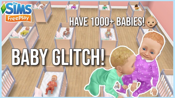 BABY GLITCH👶🏼Have UNLIMITED babies! || Sims Freeplay