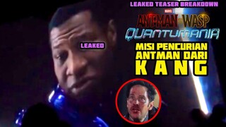 ANT-MAN DAPAT MISI MENCURI DARI KANG THE CONQUEROR ? ANT-MAN AND THE WASP QUANTUMANIA LEAKED TRAILER