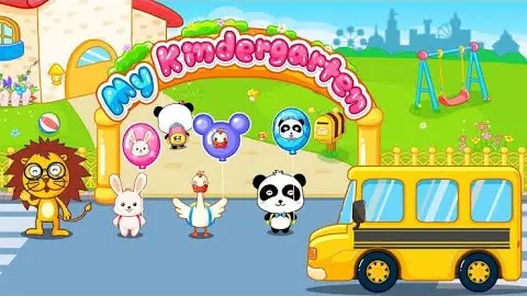 βαβy Panda going to school | kindergarten | nursery ryhme | kids learning properly | βαβy Bus