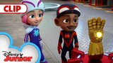 Trouble at Iron Man's Headquarters! | Marvel's Spidey and his Amazing Friends |@disneyjunior
