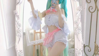 miku empat musim telinga kelinci COS! Saya akan selalu mencintai Hatsune Miku!