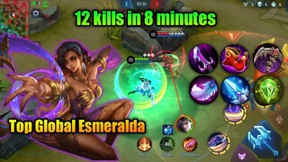 ESMERALDA BURST BUILD IS SO OP | TOP GLOBAL ESMERALDA GAMEPLAY 2020