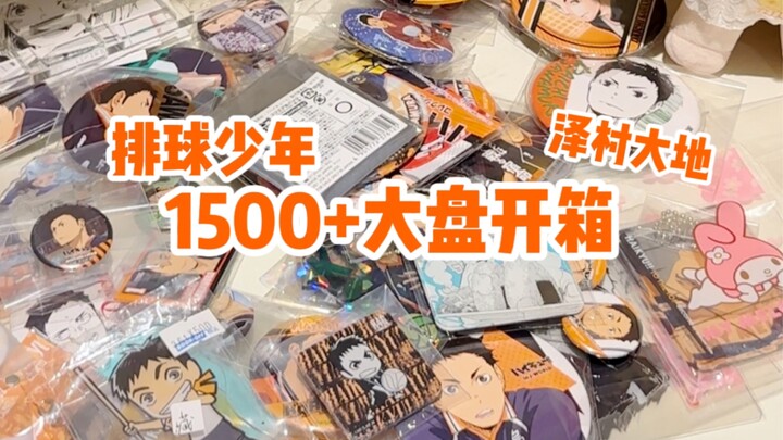【大地谷子开箱】1500+排球大盘开箱！