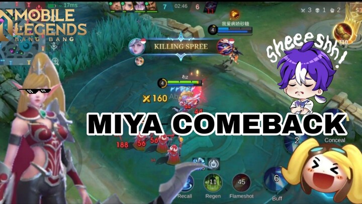 YOU CAN'T RUN FROM MY ARROW🏹 || MIYA ||MOBILE LEGEND