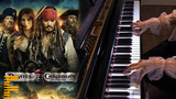 Cô gái cover "He's a Pirate" bằng đàn piano