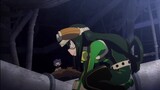 Asui throws rin in beast head||Hero Academia S5 Episode 4