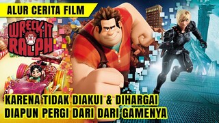 KETIKA KARAKTER GAME HIDUP LAYAKNYA MANUSIA || Alur cerita film WRECK-IT RALPH (2012)