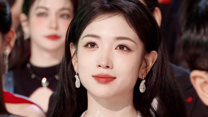 The gems are fake, but her eyes are the real thing