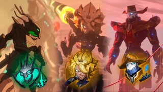 MECHA Rell, Thresh & Twisted Fate - League of Legends