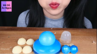 Thử thách ăn đồ màu xanh dương phần 8 #asmr #mukbang