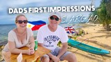 My Dads FIRST IMPRESSIONS of SIARGAO Philippines COOLEST Island