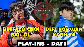 KẾT QUẢ PLAY-IN NGÀY 1: NGÀI REN DÙNG BÀI DỊ | DEFT BẮN GỤC 'NHÀ VUA MSI' | PENTAKILL ĐẦU TIÊN