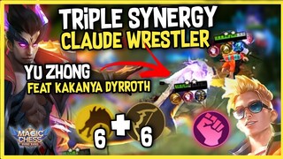 KEGANASAN CLAUDE WRESTLER 6 DRAGON ALTAR 6 MARKSMAN FEAT YU ZHONG WRESTLER KAKA DYRROTH! MAGIC CHESS