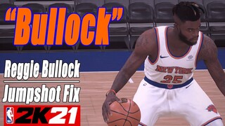 Reggie Bullock Jumpshot Fix NBA2K21 with Side-by-Side Comparison