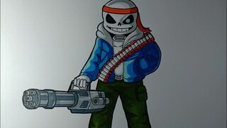 How To Draw TNT SANS UNDERTALE Vẽ Sans tnt Kẻ Hủy Diệt Bá Đạo