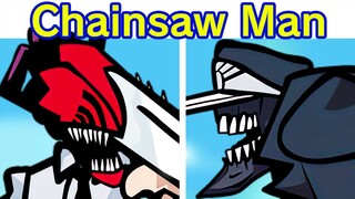 Friday Night Funkin' Chainsaw Man VS SWORD Week | Anime Mod (FNF MOD/Hard) (Denji vs Katana Man)