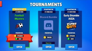 How to join TOURNAMENTS Stumble Guys