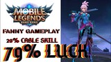 No need PRO CABLE SKILL, Just LUCK! || MOBILE LEGENDS FANNY GAMEPLAY!