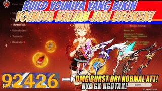 BUILD YOIMIYA YG BIKIN DAMAGE YOIMIYA KALIAN BROKEN! 93K NORMAL ATT GENSHIN IMPACT