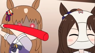 Cooked meat | [Uma Musume: Pretty Derby four-frame cartoon] The Blue Condor of the Snowfield!