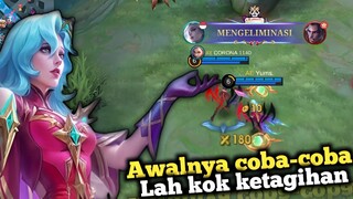 Awalnya iseng!? eh keterusan ternyata!? gass spam!? cobain deh - Mobile Legends