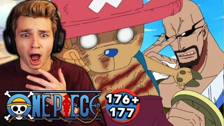 CHOPPER NO - THE IRON ORDEAL!! | One Piece REACTION Episode 176 + 177