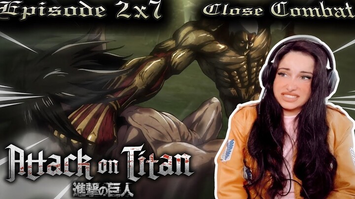 Film Instructor watches Attack on Titan 2x7 | "Close Combat" Review and Reaction