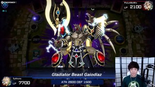 Sykkuno bullied Chat till apologizing in Yu-Gi-Oh! Master Duel with Gladiator Beast combo