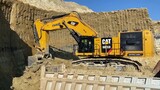 Caterpillar 6015B Excavator Loading Trucks With Two Passes - Sotiriadis Mining W
