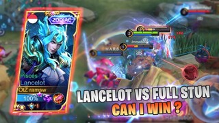 LANCELOT VS FULL STUN?,  CHOU, ATLAS, BRODY, JAWHEAD CAN I WIN ?? - MOBILE LEGENDS