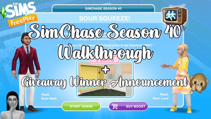 The Sims FreePlay - SimChase Season 40 Walkthrough + GiveAway Winners Are Here, THANK YOU SOO MUCH💕