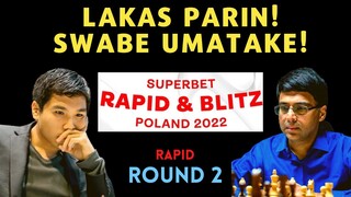 SINONG RETIRED?? ITO SA INYO! Superbet Rapid and Blitz Poland 2022 SO vs Anand Rapid R2