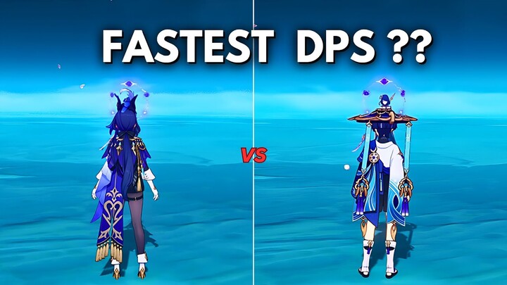 C0 Clorinde vs Wanderer !! Who is the FASTEST DPS ? [ Genshin Impact ]