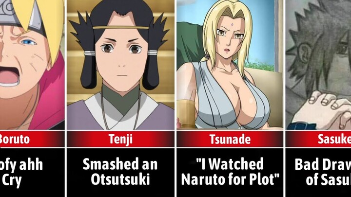 Naruto/Boruto Characters that became Memes