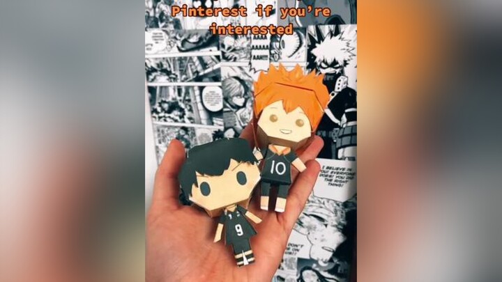 I started this project when school ended today- anime hikyuu animefigure fyp forupage hinata kageyama foryou foryourpage fup fu fypage 4u