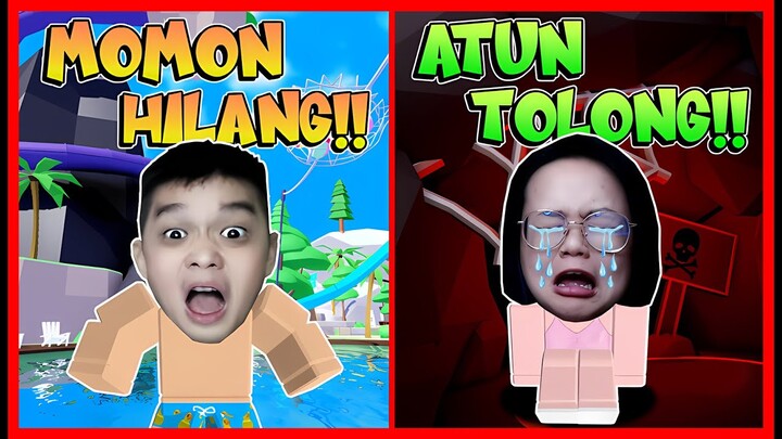 TIDAK !! MOMON HILANG DI TAMAN BERMAIN !! Feat @MOOMOO Roblox RolePlay Indonesia